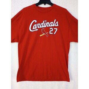Men's Scott Rolen 27 St Louis Cardinals baseball mlb shirt tshirt xl red